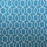 Titan Blue Lattice Dream Fabric—95%-Polyester 5% Linen -Fabric Sold By The Yard-Width 52": Wide